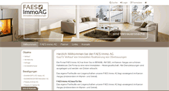 Desktop Screenshot of faes-immo.ch